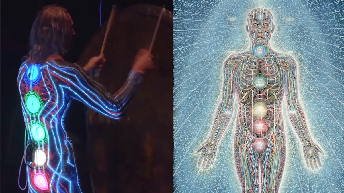 これや、一応alex greyのアートをイメージしたものらしい