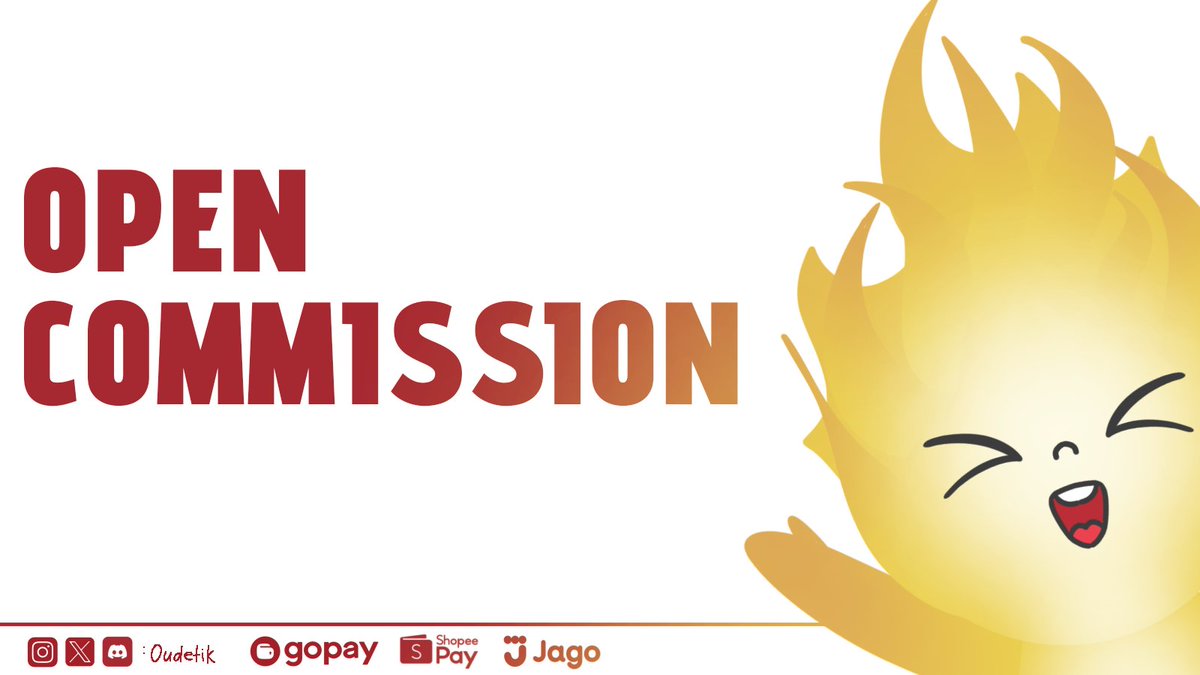 Oudetik's tweet photo. 🔥 Open Commission (Local Only) 🔥
[ 🔁 &amp; ❤️ are appreciate-!! ]

HAI SAYANG-SAYANG KU-!!
Api open commis karena butuh uang banget wkwk 🤭🌹
Jikalau ada yang ingin bertanya atau ingin memesan bisa lewat dm ya cinta~ 

#artidn #zonakaryaid #artistindonesia https://t.co/UmrjeHyoSP