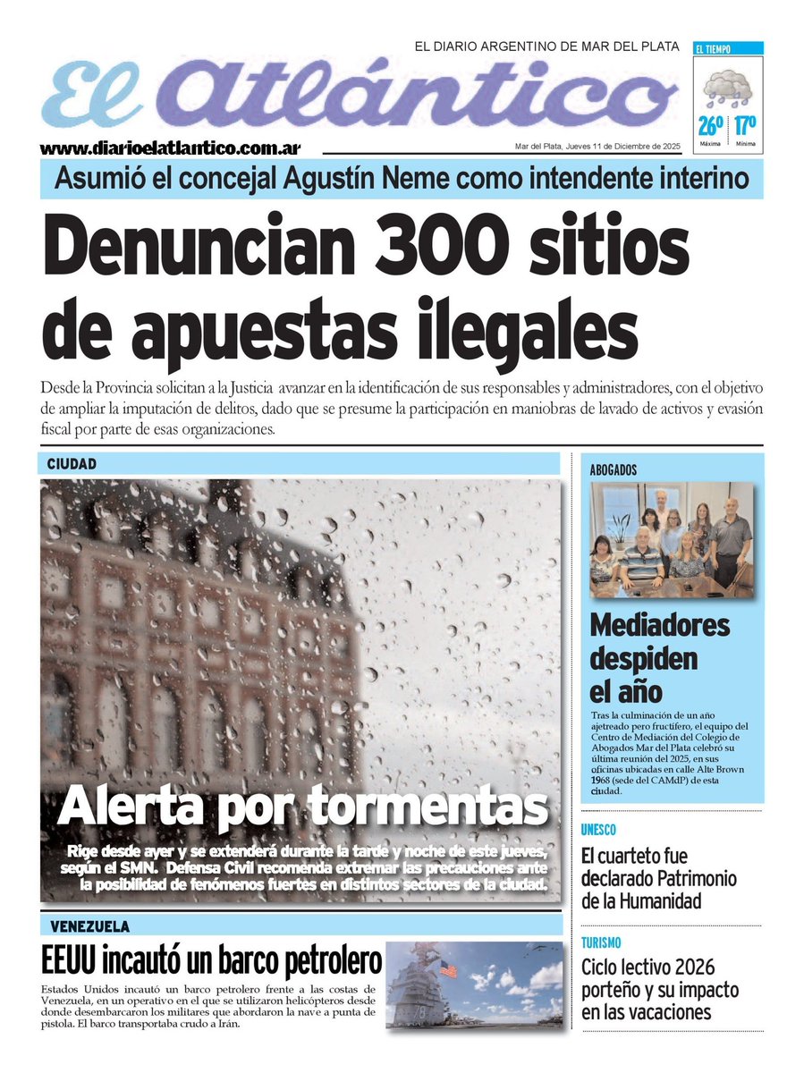 Portada digital del día 11/12/2025