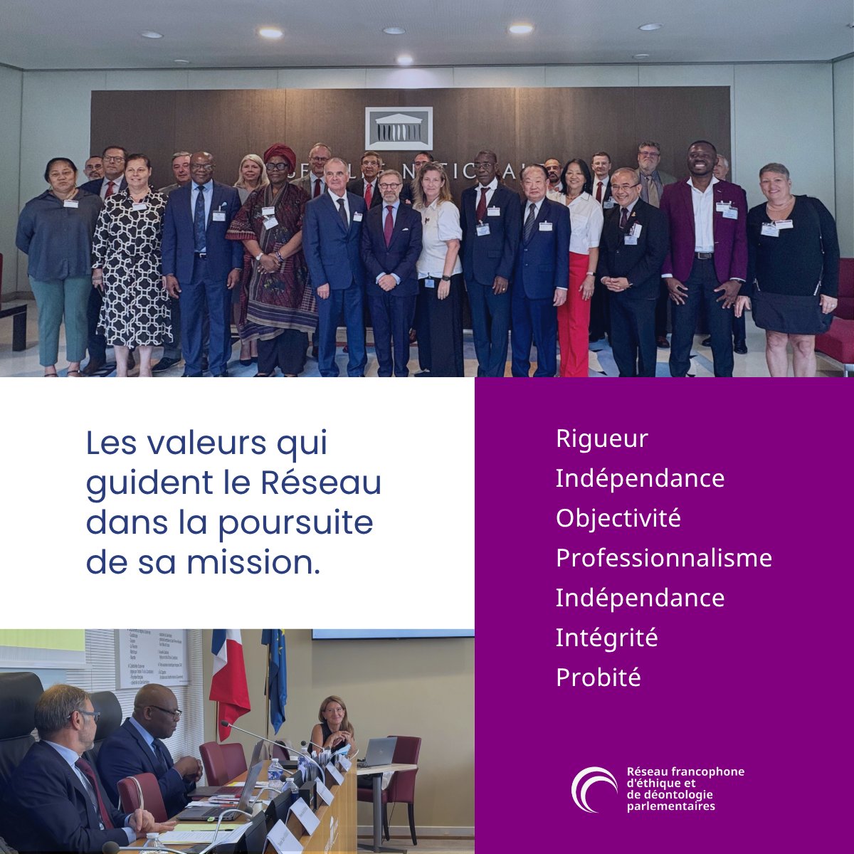 Le respect de certaines valeurs est essentiel pour réaliser pleinement la mission d’intérêt public confiée aux élus et pour maintenir la confiance de la population envers ses institutions démocratiques.

 📖 rfedp.org/a-propos