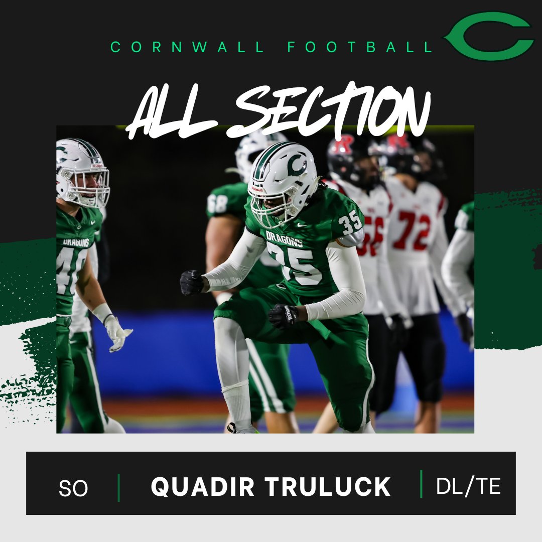 CwallFootball's tweet image. Proud to announce that @QTruluck35 has been selected as an &quot;All-Section&quot; player this year!