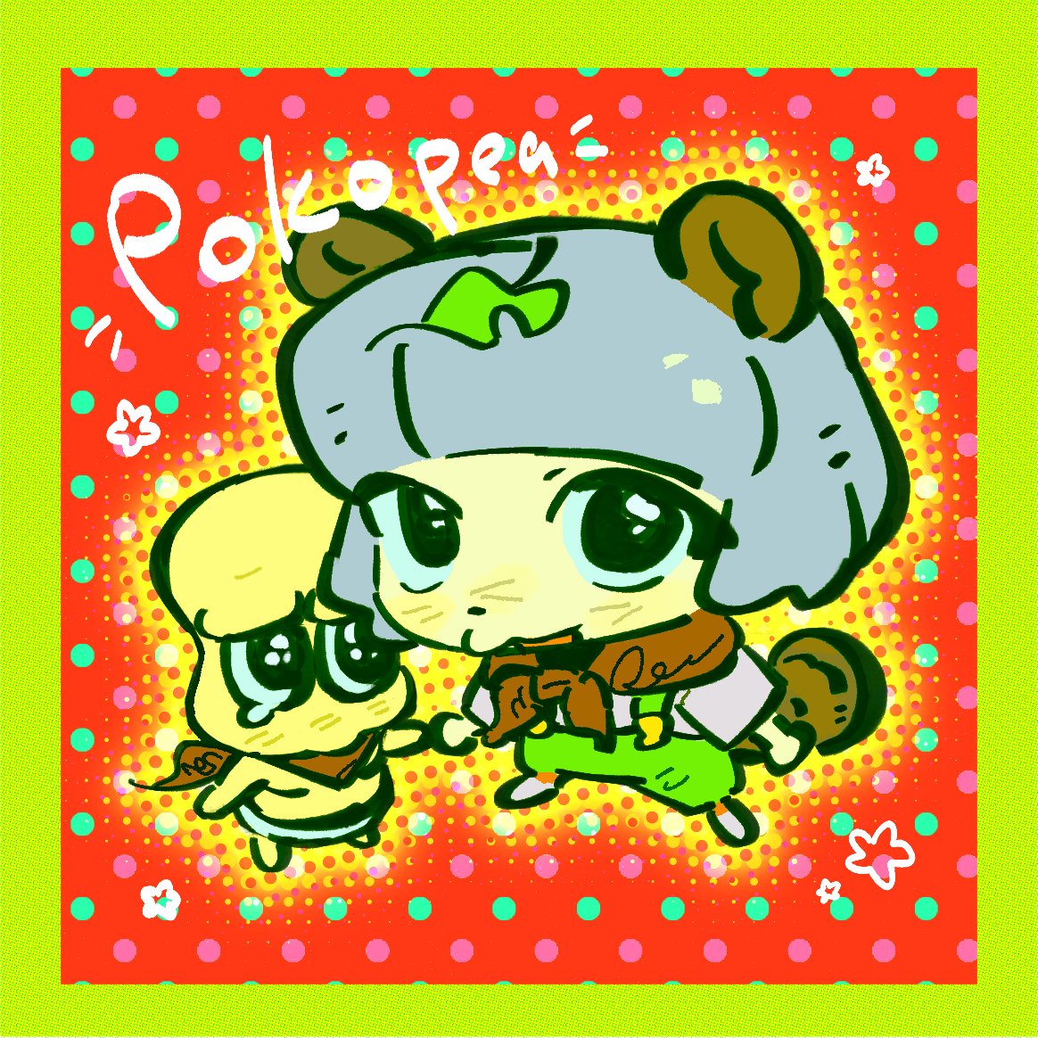 #ぽこあーと
马上就是圣诞节了🌟