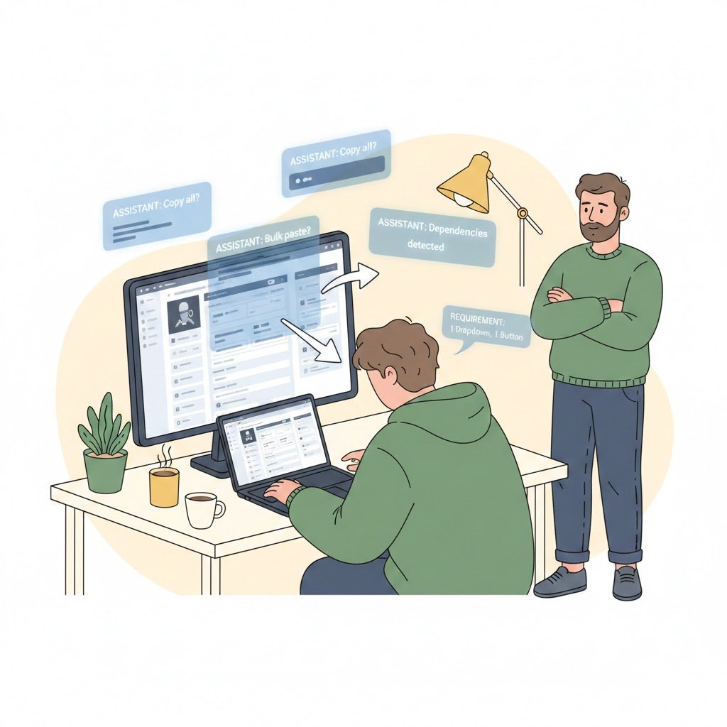 Vrushali0988's tweet photo. 🤔junior devs rely fully on AI for even the simplest UI tasks 🤦‍♀️
Need just 1 dropdown and 1 button? They’ll copy an entire screen with extra fields or ask AI again instead of understanding the basics. Foundations first, tools later 👩‍💻
#Programming #DevLife #AItools #codingbasics https://t.co/GyhRjvXlIa