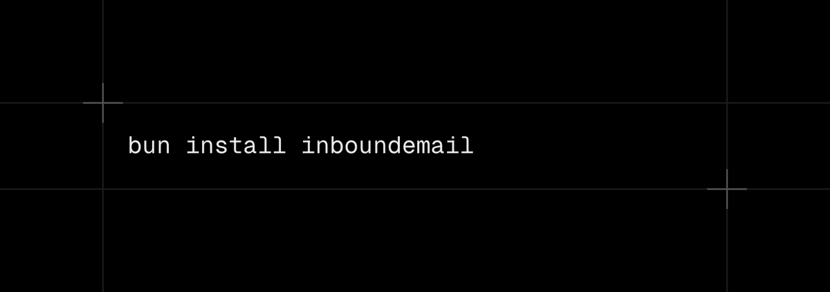 ryanvogel's tweet photo. time for a launch yeah?

introducing the official @inboundemail SDK

`bun i inboundemail`

This is what you can do with it directly out of the box 👀

(#1 will save you a ton of money if you have a lot of domains)

Sign up here: https://t.co/KNU9vmbCbs https://t.co/4dMcSv8Otn