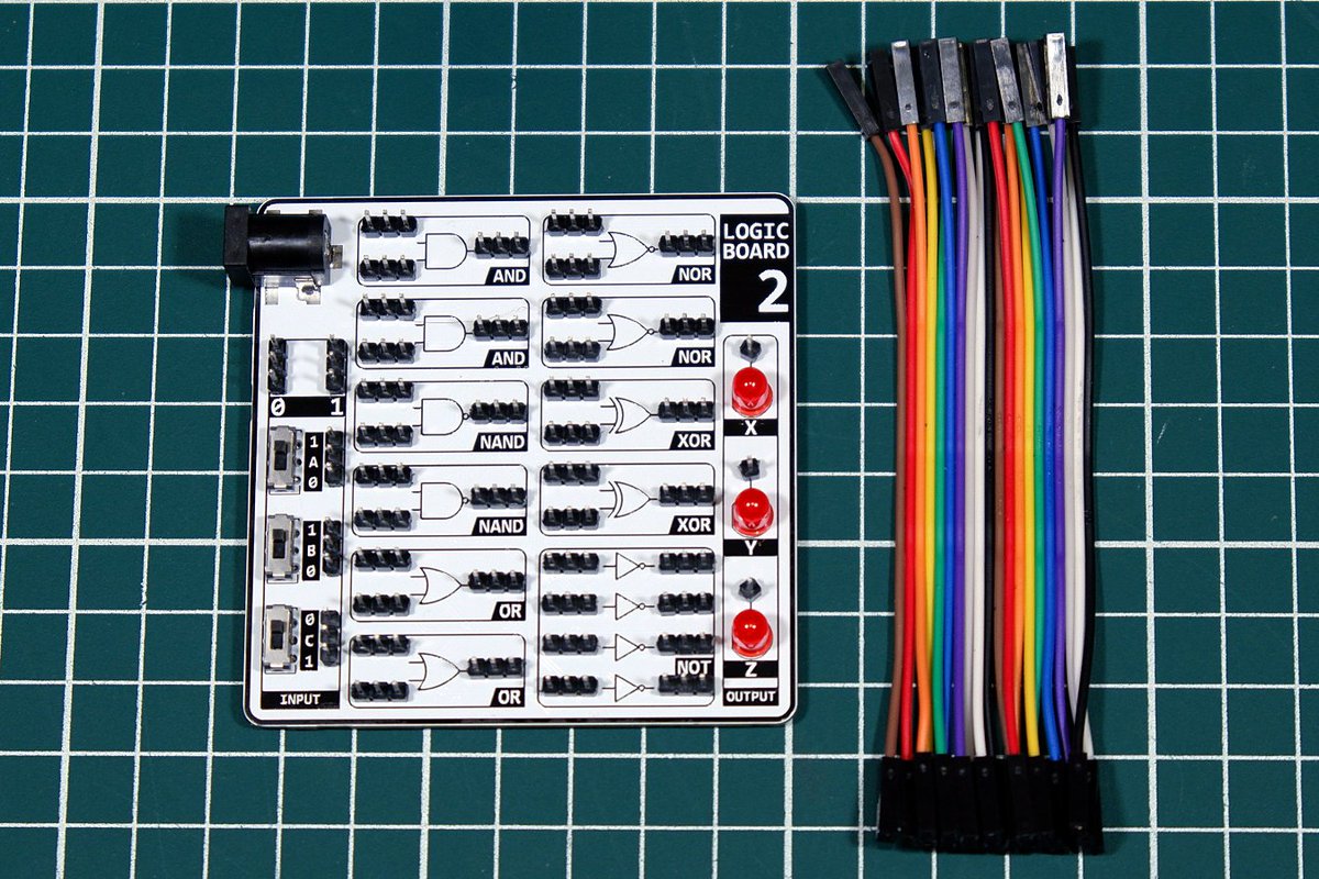 MH_Tindie's tweet photo. Meet LogicBoard 2, the smarter, safer, and more compact way to learn logic gates!

Explore AND, OR, NAND, NOR, XOR, and NOT gates with real hardware, perfect for students and educators.  

Check it out: https://t.co/dH1quwGL4z

@tindie #DIY #Electronics #Maker #STEM #Education https://t.co/mJypS50fpC