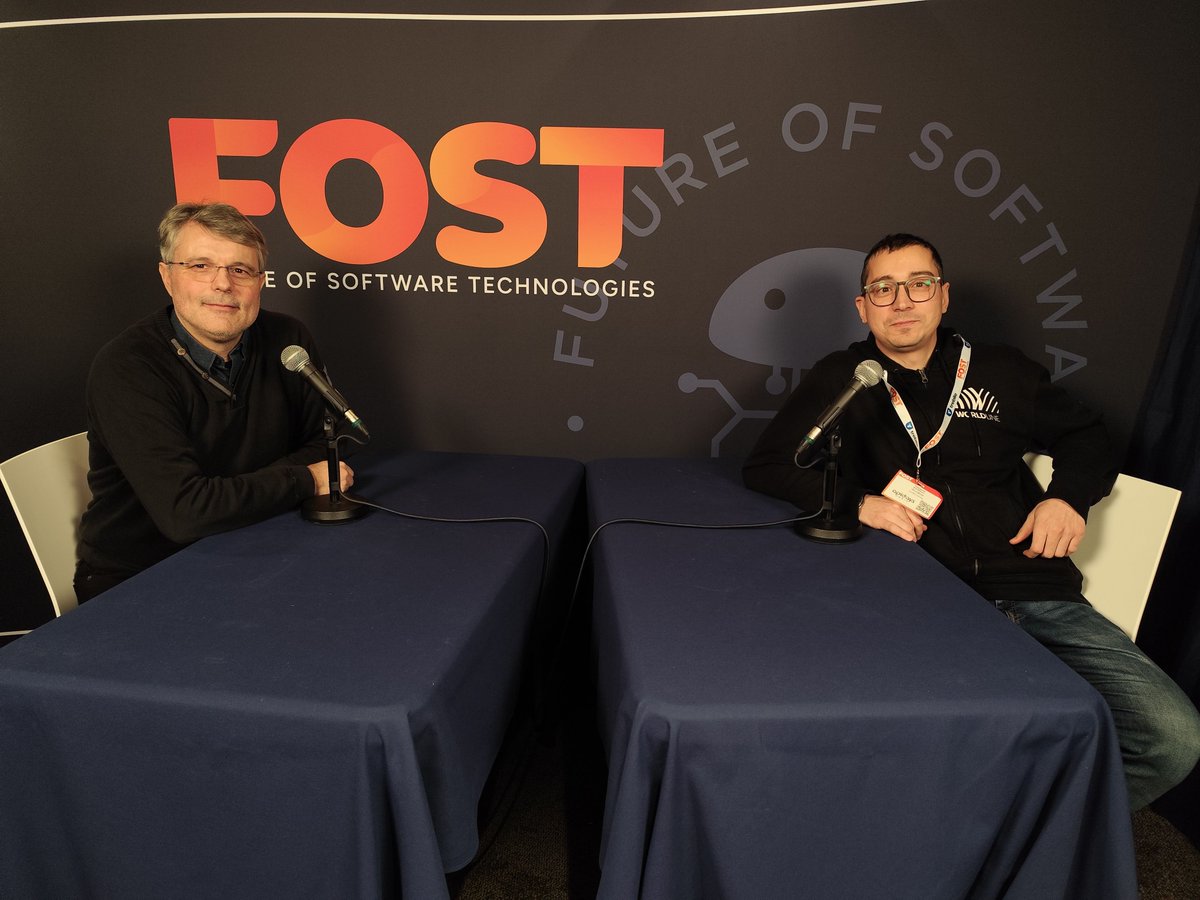 yostane's tweet photo. Just recorded a podcast with @sebsto at #fost #apidays. It was a very fun experience. Thanks for the invitation and the opportunity. #TechAtWorldline https://t.co/gbqcZYr8bO