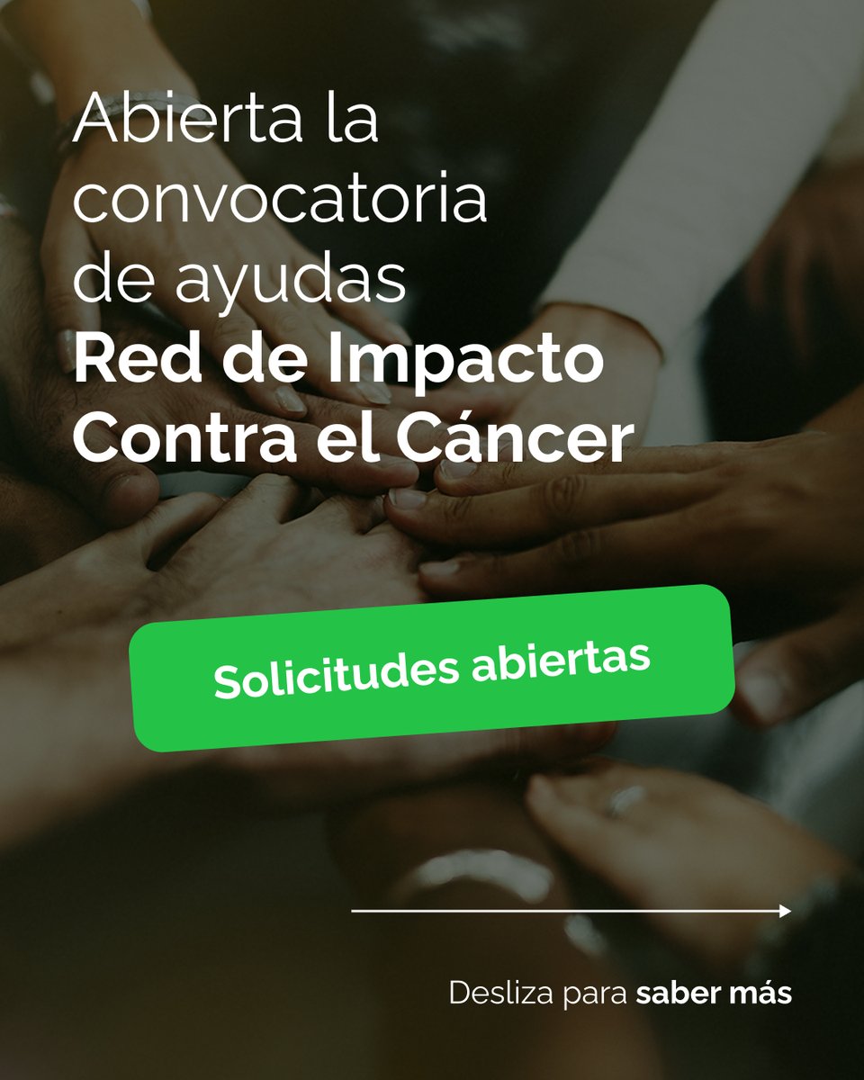 ContraCancerMA's tweet photo. ¡Hoy abren las Ayudas #RedDeImpacto!
Seguimos dando pasos para reducir las desigualdades y mejorar la vida de las personas. Buscamos unir conocimiento, datos y participación para avanzar hacia una sociedad más justa y equitativa.
Información👉https://t.co/q945CDHClG
#RedDeImpacto https://t.co/IWcCTwytkx