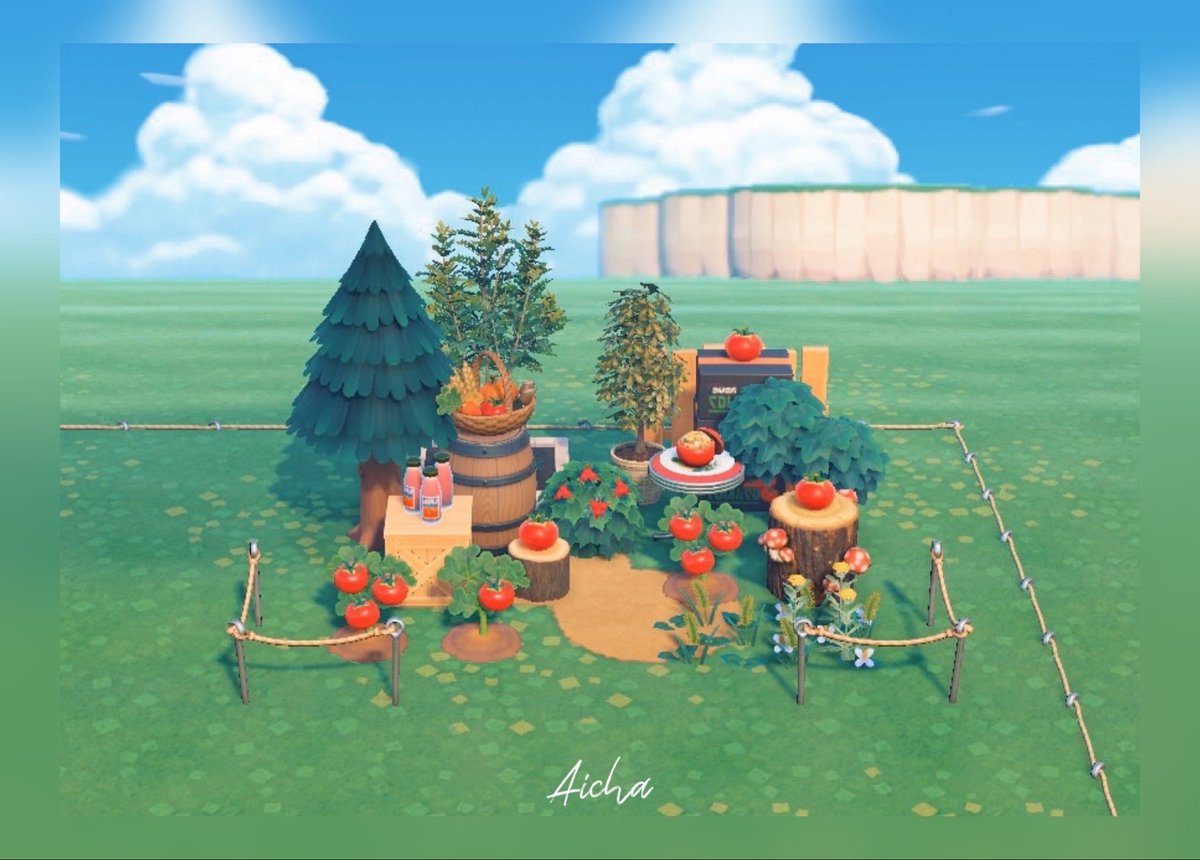#今年も残りわずかなので今年一番伸びたのを貼る

圧倒的トマト畑🍅

🏷️マイデザ無しの55クリエイト

#あつ森 
#あつまれどうぶつの森