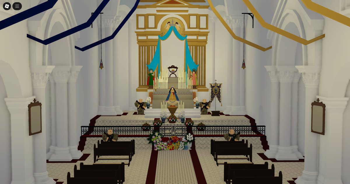 LanavalRblx's tweet photo. Late post... Happy Fiesta Mother Mary Immaculate we love you so much 🙏🥺💙🌹 https://t.co/HzzmKtFez9