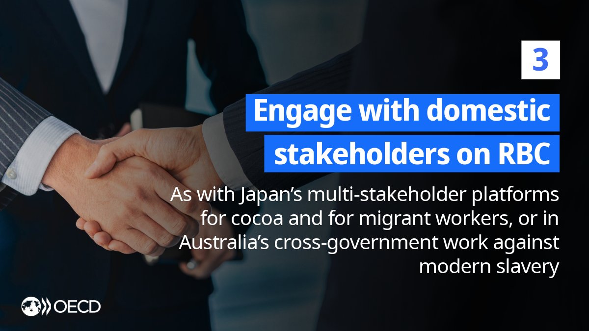 OECD_BizFin's tweet image. How can governments promote responsible business conduct (#RBC) through development co-operation? 
➡️ Check it out: brnw.ch/21wYggP
