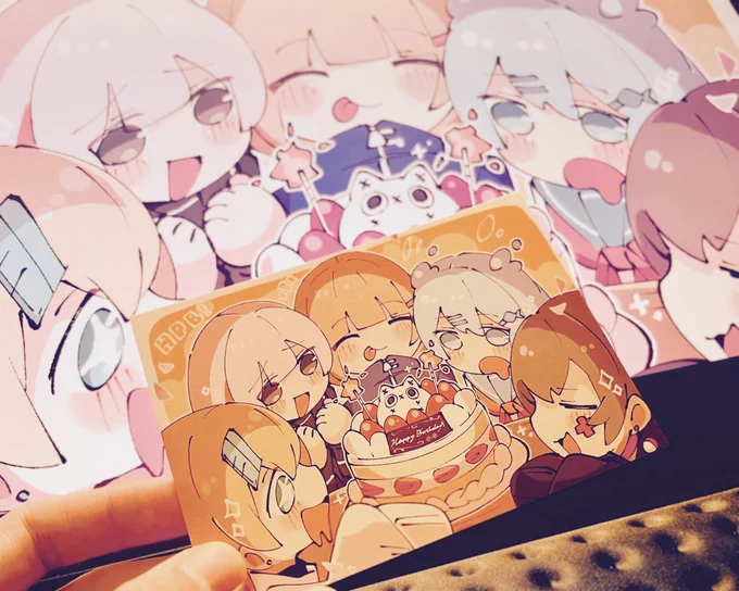 せっかくなのでバースデーイラストをネットプリント登録しました!12/19までファミマorローソンにて印刷できるのでよかったらぜひ〜!( ◜▿◝ )