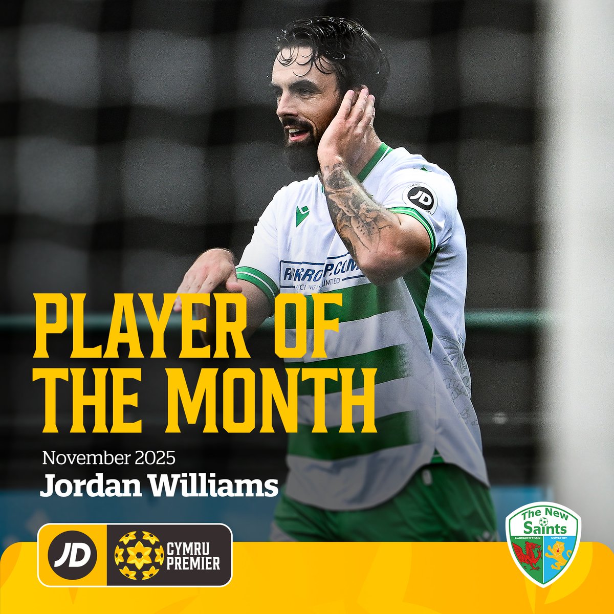 CymruLeagues's tweet photo. November's #JDCymruLeagues Player and Manager of the Month award winners! 🤩