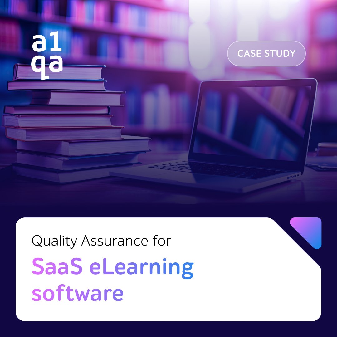 A1QA_testing's tweet image. See how a Swiss-based #eLearning company ensured failsafe operation of an authoring platform, custom-made systems, and a single SaaS digital education solution with professional a1qa’s support: hubs.ly/Q03XNZJB0

#SoftwareTesting #QA