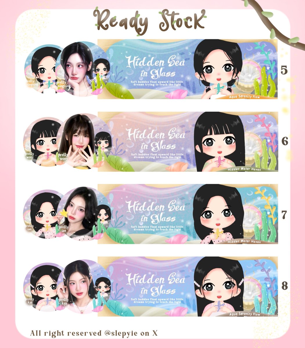 slepyie's tweet image. any repost will be appreciated!

hii! aku bawa 8 layout chibi ready stock, bisa di take sekarang melalui dm dan sebut no nya iaa 🐠💭☘️

💰28k (free retext) 
‼️CEK ALT UNTUK NAMA CHARANYA

#zonauang