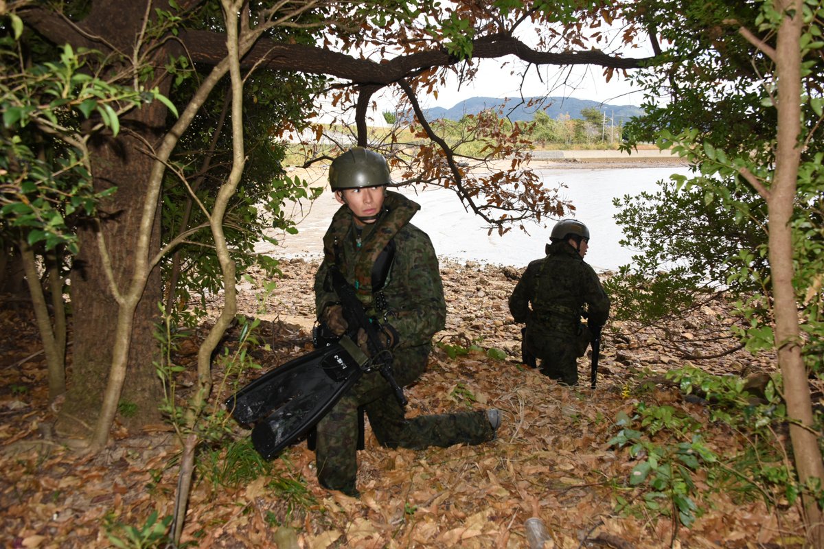 レンジャー教育⑫】 ＃水陸機動団 は、第8期レンジャー教育を実施中