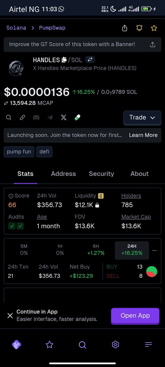 Aliyukhamees123's tweet photo. 🚀 Don’t miss out!
Xhandle Marketplace Token* is gearing up for a massive pump! 💥  
Buy early, hold tight — the wave is coming! 🌊  
#Xhandle #Crypto #PumpSeason
4Zpk9w5ysL6DaFoBVbWPSwxVqKqKrEpWM1QHSCiFpump https://t.co/bHY7PpR1N1