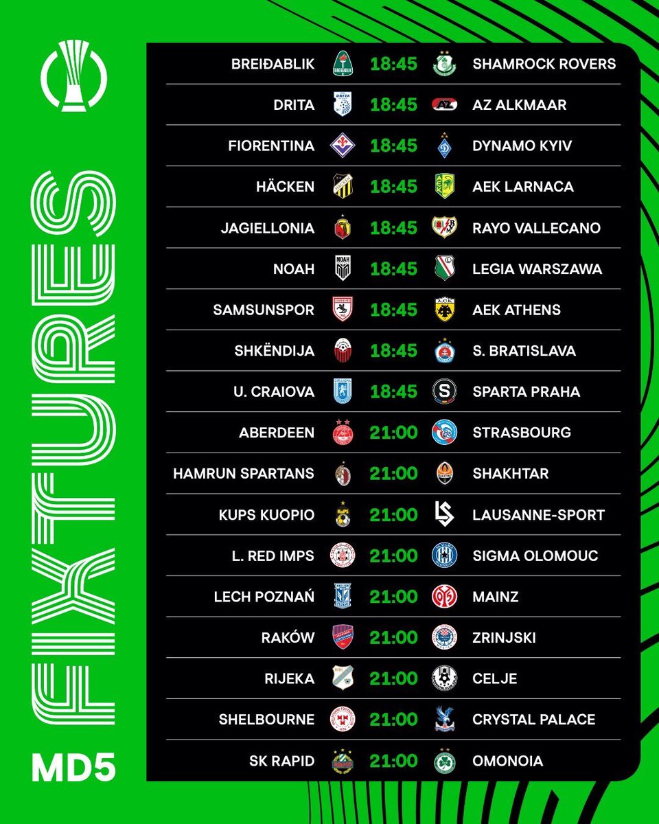 All set for matchday 5 🤩

#UECL