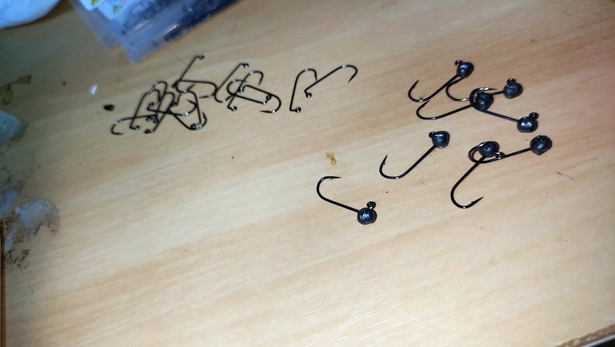 アジング用ジグヘッドは自作が一番だよね👌