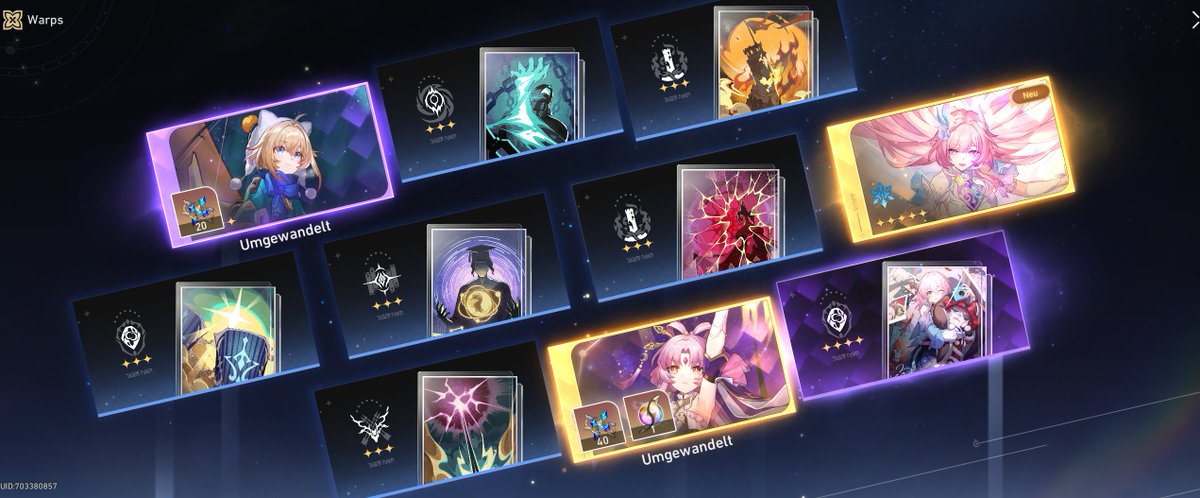 das hatte ich aber auch schon lange nicht mehr. an meine experten: mein nächster 5.star ist dann wieder garantiert banner char oder?