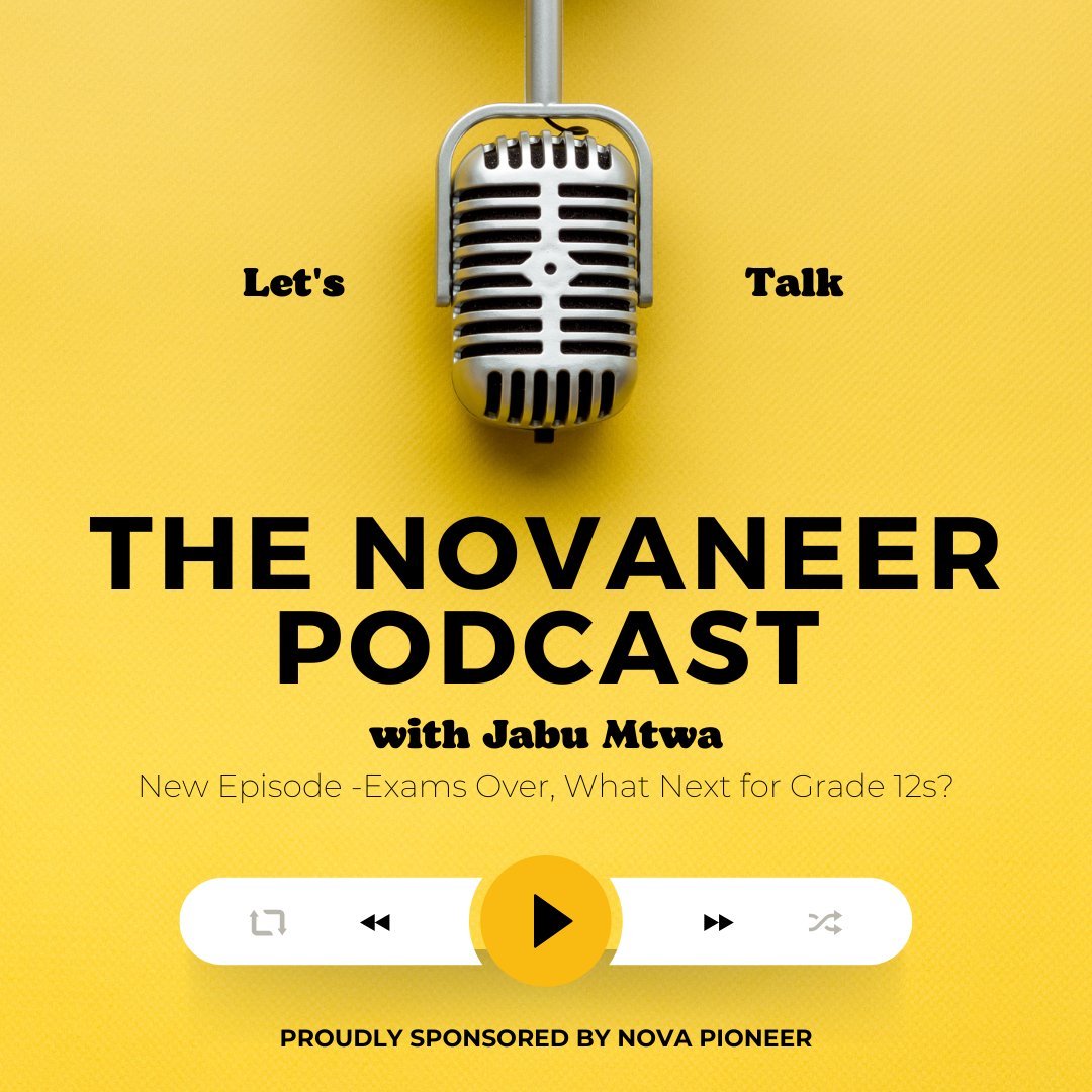 Join Jabu &amp; Dean Mazhawidza as they dive into Grade 12 Novaneers' pathways, post-school trends, &amp; AI's impact on careers. 
Listen here: bit.ly/4pw8TRo #NovaPioneer #FindYourNova