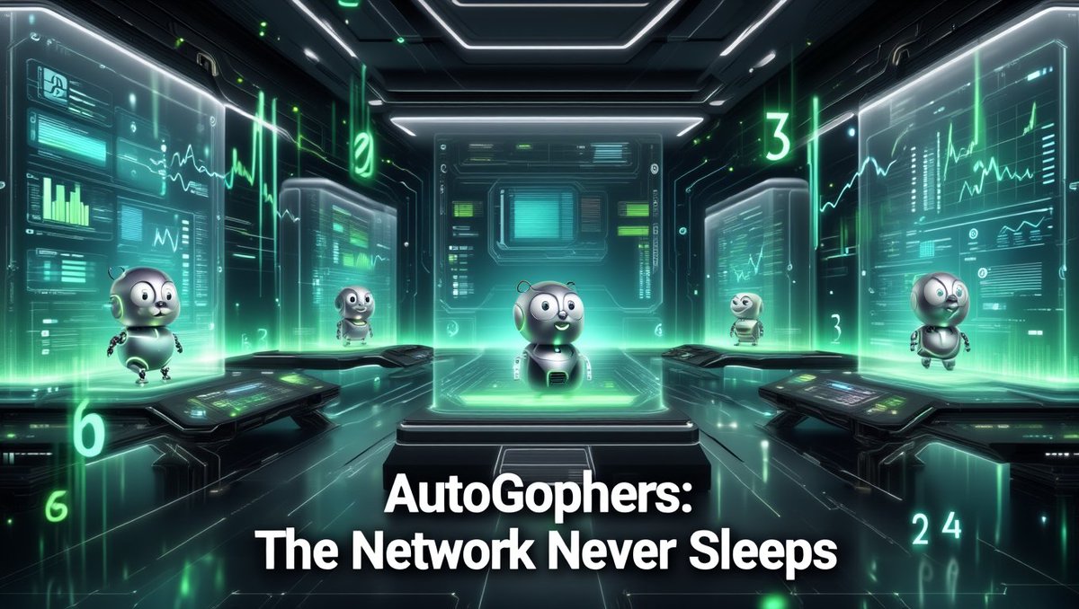 serg71kz's tweet photo. Inside the AutoGophers network, each agent runs a dedicated module: noise filtering, risk profiling, real-time order execution as liquidity shifts.
The system operates autonomously and continuously - capital increases with precision.
#AI #AutoGophers @gopher_ai https://t.co/hdEng8BRQt