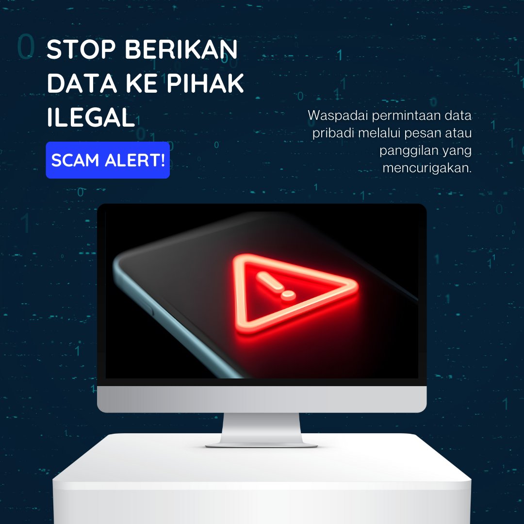 4ortea's tweet image. Masih suka bagi-bagi data ke link yang “kayaknya resmi”? Padahal banyak kasus identitas bocor karena kasih info ke pihak yang nggak jelas legalitasnya. Protect your info, apply Manajemen Risiko Digital. #PerlindunganIdentitas