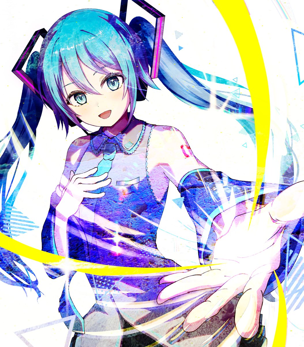 #初音ミク 
届け〜!!✨