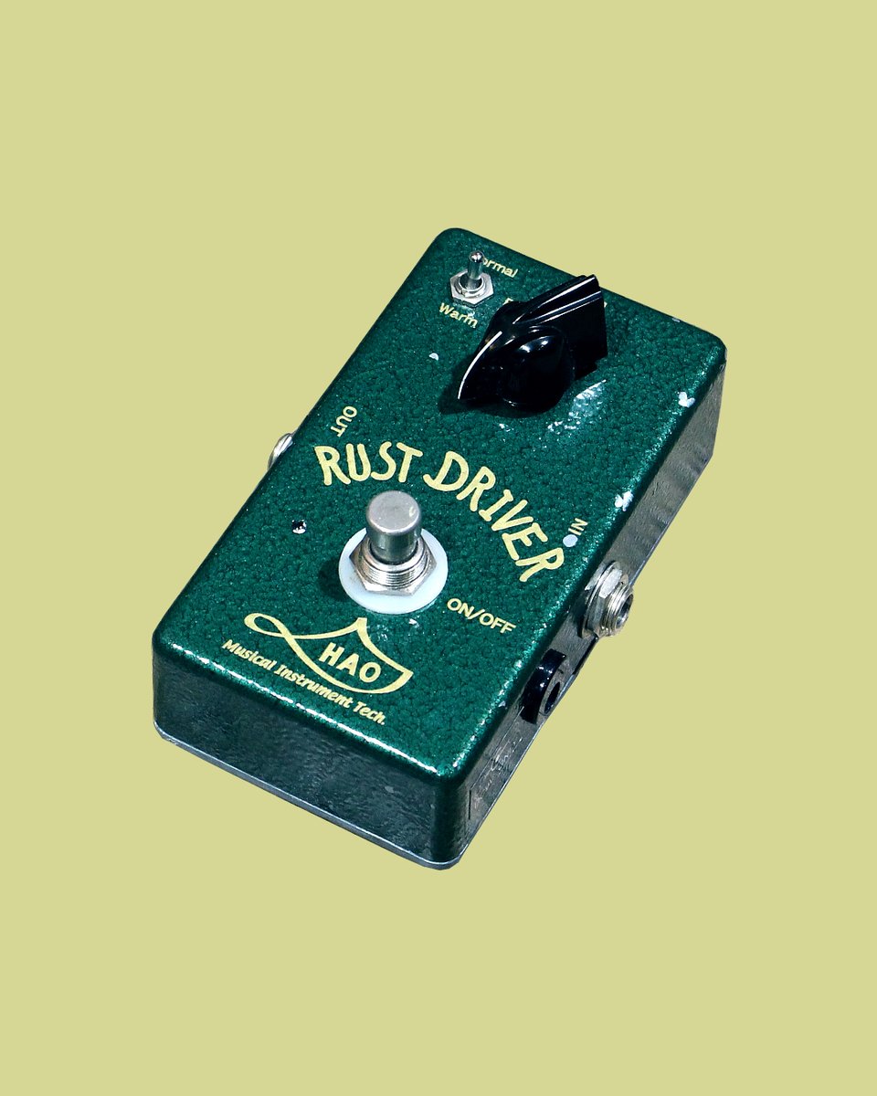 入荷情報】HAO Rust Driver ――ボリュームと、トーンスイッチのみという