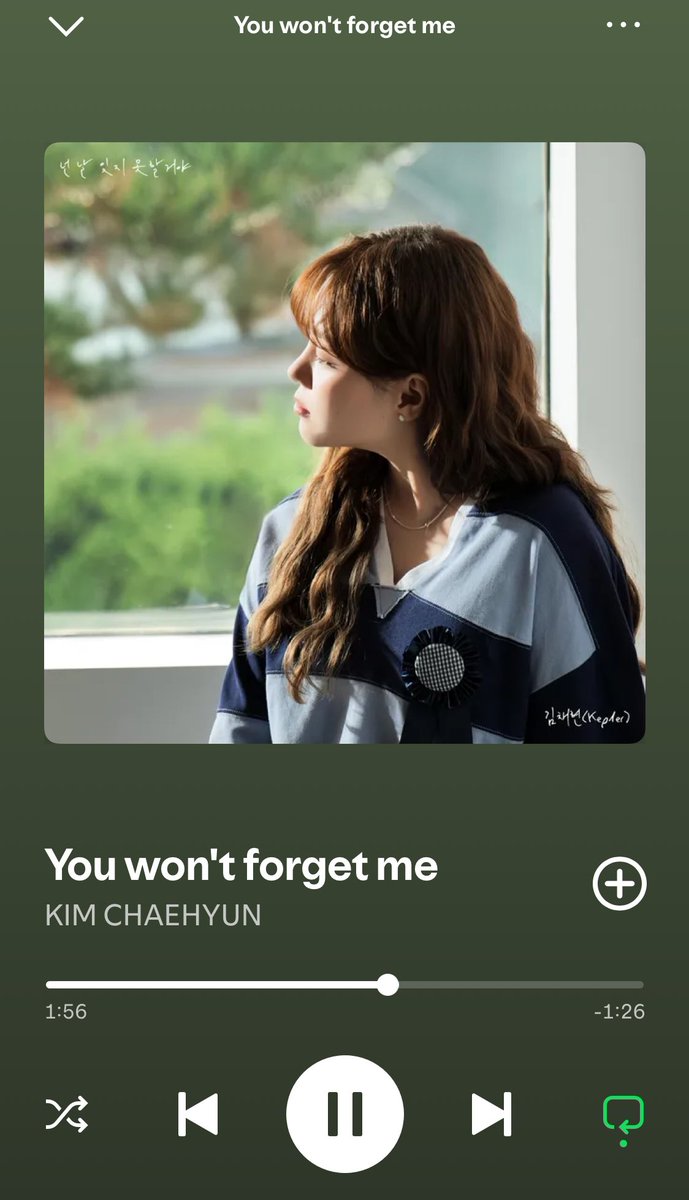 CHAEHYUN DIGITAL SINGLE OUT NOW!

Don’t forget to follow her Spotify account and stream there!
🔗 open.spotify.com/track/1YnitoFF…

Chaehyun Digital Single Release
#김채현_넌날잊지못할거야_발매 
#YouWontBeAbleToForgetMe_OutNow
#CHAEHYUN #김채현