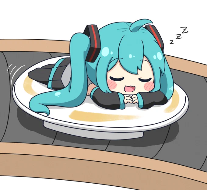 タイムラインにミク寿司が!