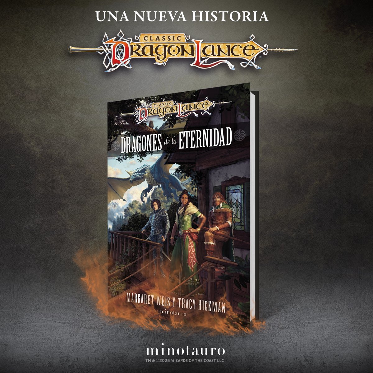 minotaurolibros's tweet image. ¡Tenemos el #regalo perfecto para fans de la fantasía épica!

🐉 #DragonesDeLaEternidad, el esperado desenlace épico de la trilogía «Destinos», una historia Dungeons &amp;amp; Dragons escrita por @WeisMargaret y @trhickman.

🎁 Estas fiestas, #RegalaMinotauro: f.mtr.cool/awqiucbxkt

TM