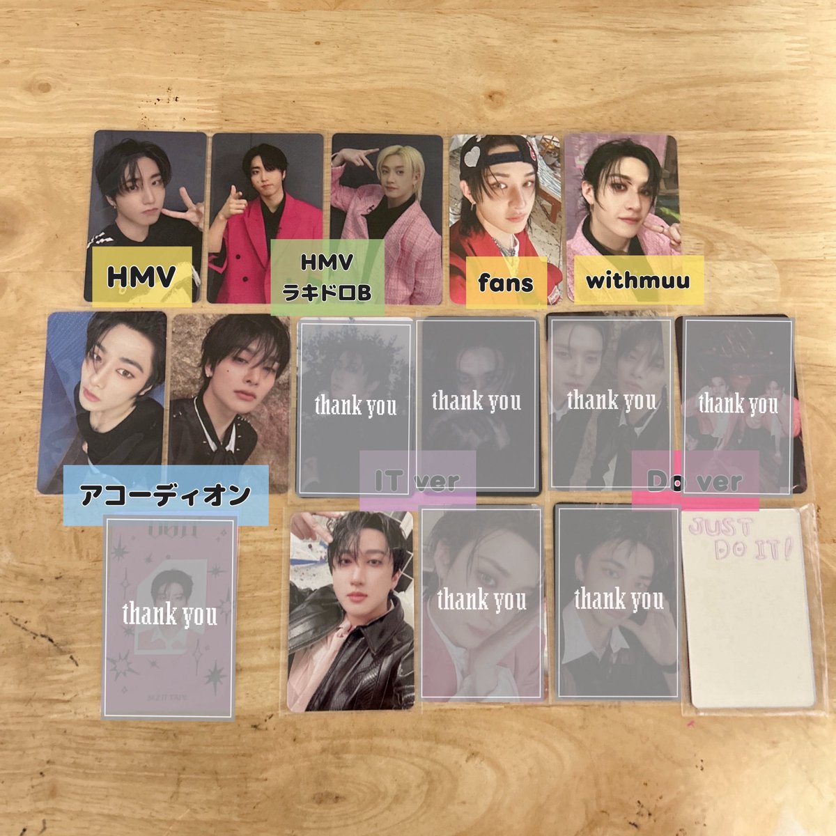 交換 straykids スキズ DO IT 特典 封入 ラキドロ トレカ HMV withmuu