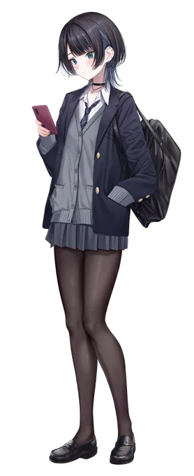 #今年も残りわずかなので今年一番伸びた絵を貼る ダウナークラスメイトちゃん