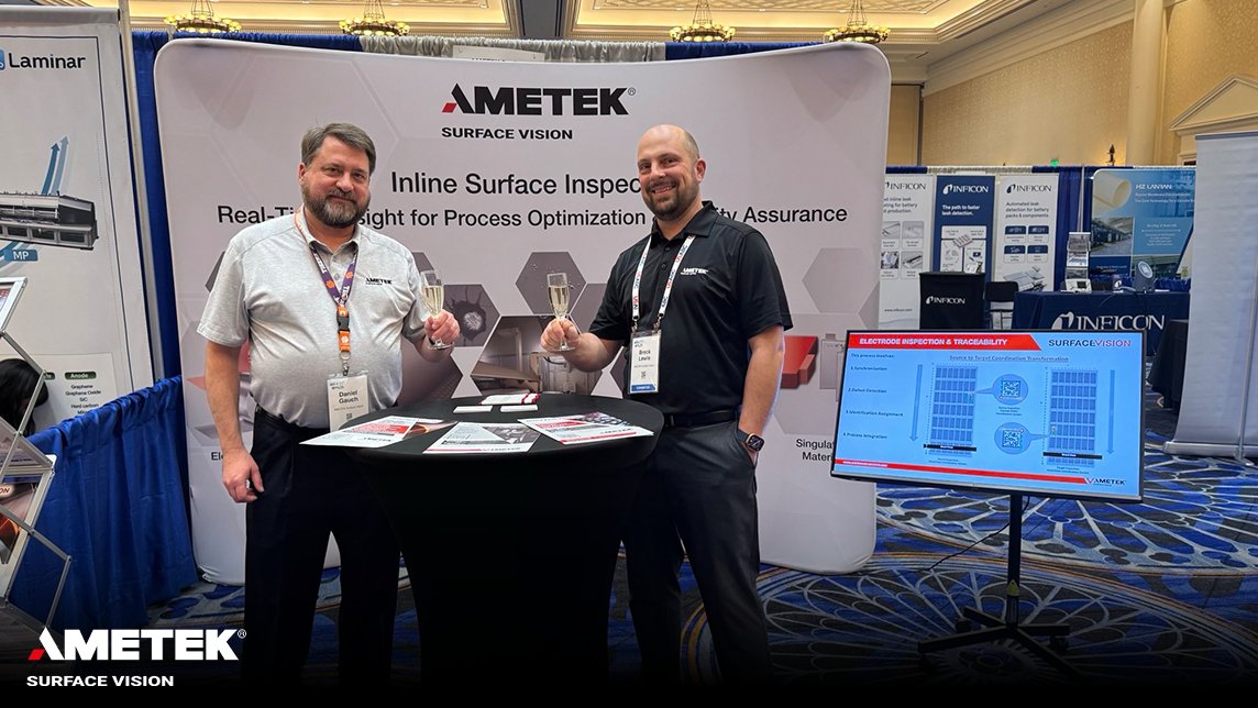 We’re live at the Advanced Automotive Battery Conference! Stop by booth 432 to meet our experts. 🔋🚗

Discover how our surface inspection technologies help ensure the quality of critical components like battery separators in EVs and hybrids.

Learn how catching defects early can