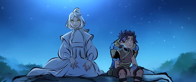 もしかして去年HoYoFairから出てたこの竹林月夜の同人アニメって公式から茲白さんのデザイン教えてもらった上で製作してたんか...??