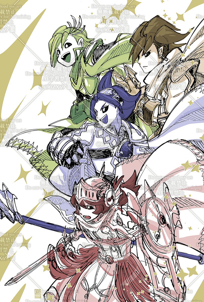 天竜騎士主らくがき