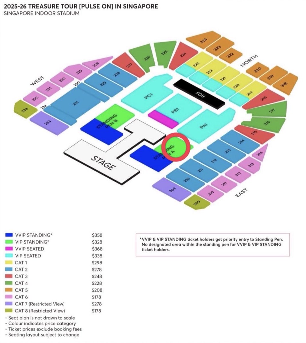 jacsula's tweet photo. WTS available 2 tickets. มีบัตร 2 ใบค่ะ

Treasure Pulse On in Singapore
May 3, 2026

VIP Standing PEN A (SGD338)
Selling price SGD250

DM to reserve. Payment F2F on concert date. Can enter together, I’m also going to the concert.

#pulse_on_in_sg
#pulse_on_in_singapore
#treasure https://t.co/I577JnUaBz