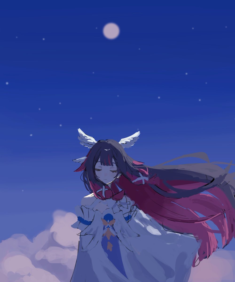 624_itumo's tweet photo. お空 https://t.co/wYzycih55Y