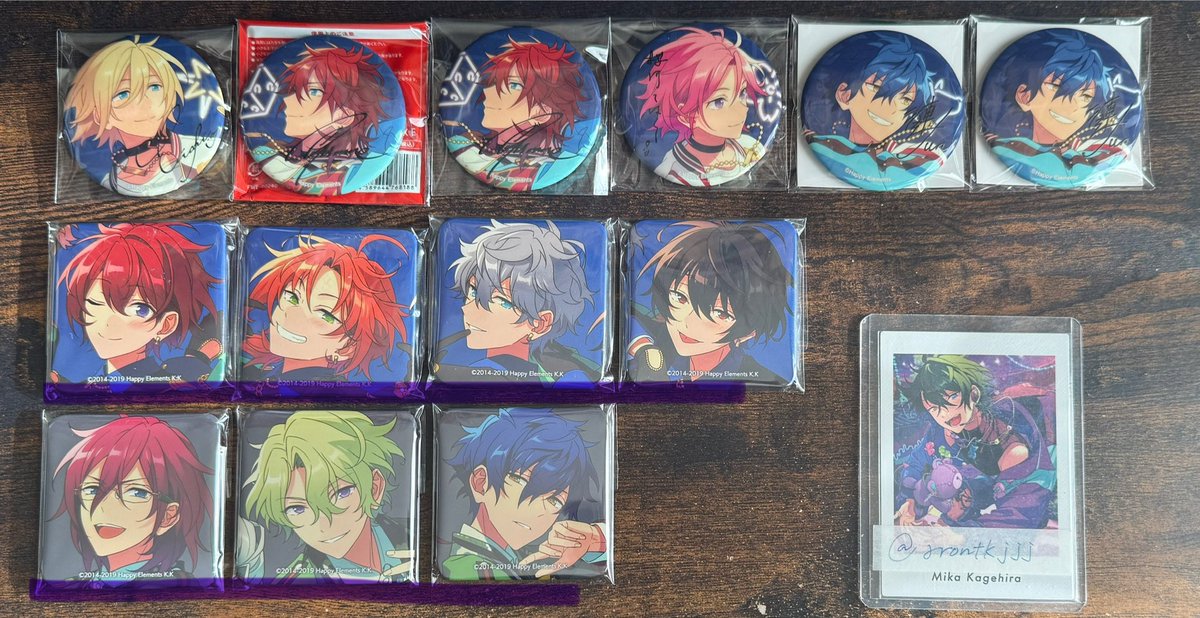 譲渡・交換】 あんスタ コレクション缶バッジ コレ缶 イベコレ テーマ