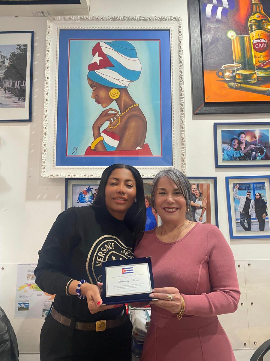 Sostuve encuentro con Liriaudys Marti, una de las cubanas más emprendedoras de nuestra comunidad en #Italia y quien organiza el próximo concierto de Havana D’Primera en #Roma 2026. <a href="/Havana_DPrimera/">Havana D'Primera</a> #CubaEsCultura