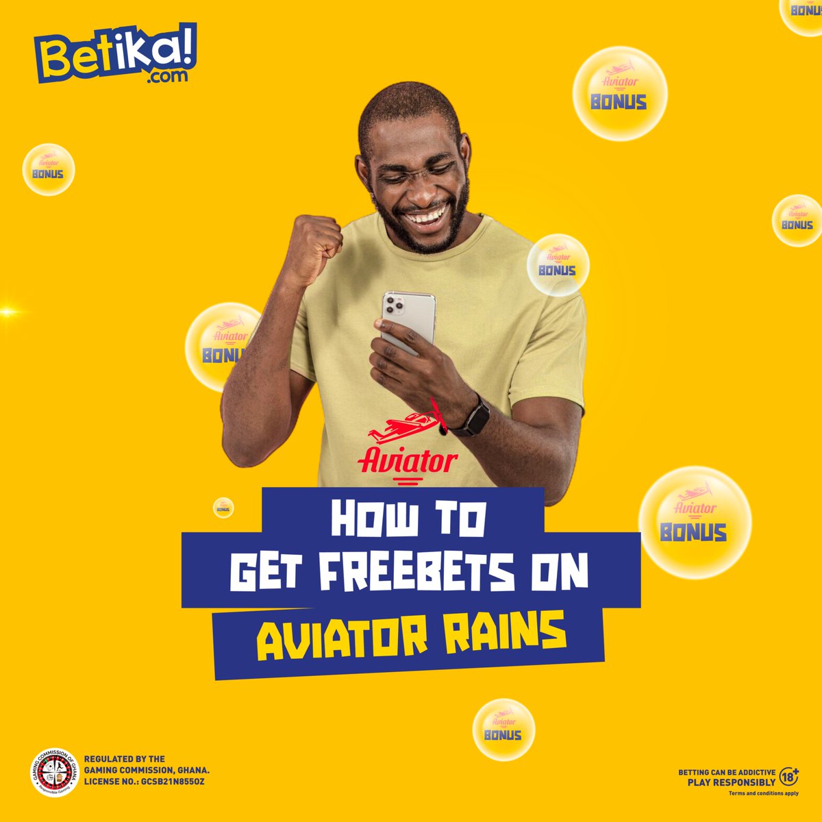 Betika_Ghana's tweet photo. CLAIM up to GHC 25 every day on Aviator. Here is how! Play here: https://t.co/cHd0p1sbxu #Betikagh #RefernChop #AviatorBonus #AviatorRains #BetikaApp https://t.co/QCDVHRvXAt