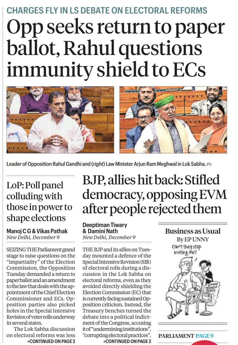 sanjg2k1's tweet image. Instead of focussing on the Electoral Rolls, @RahulGandhi and @INCIndia get lost in a maze of irrelevant issues like Paper Ballot and 100% VVPAT counting. Based on my technical understanding and administrative experience, I still hold that #EVMs can&apos;t be tampered with unless…