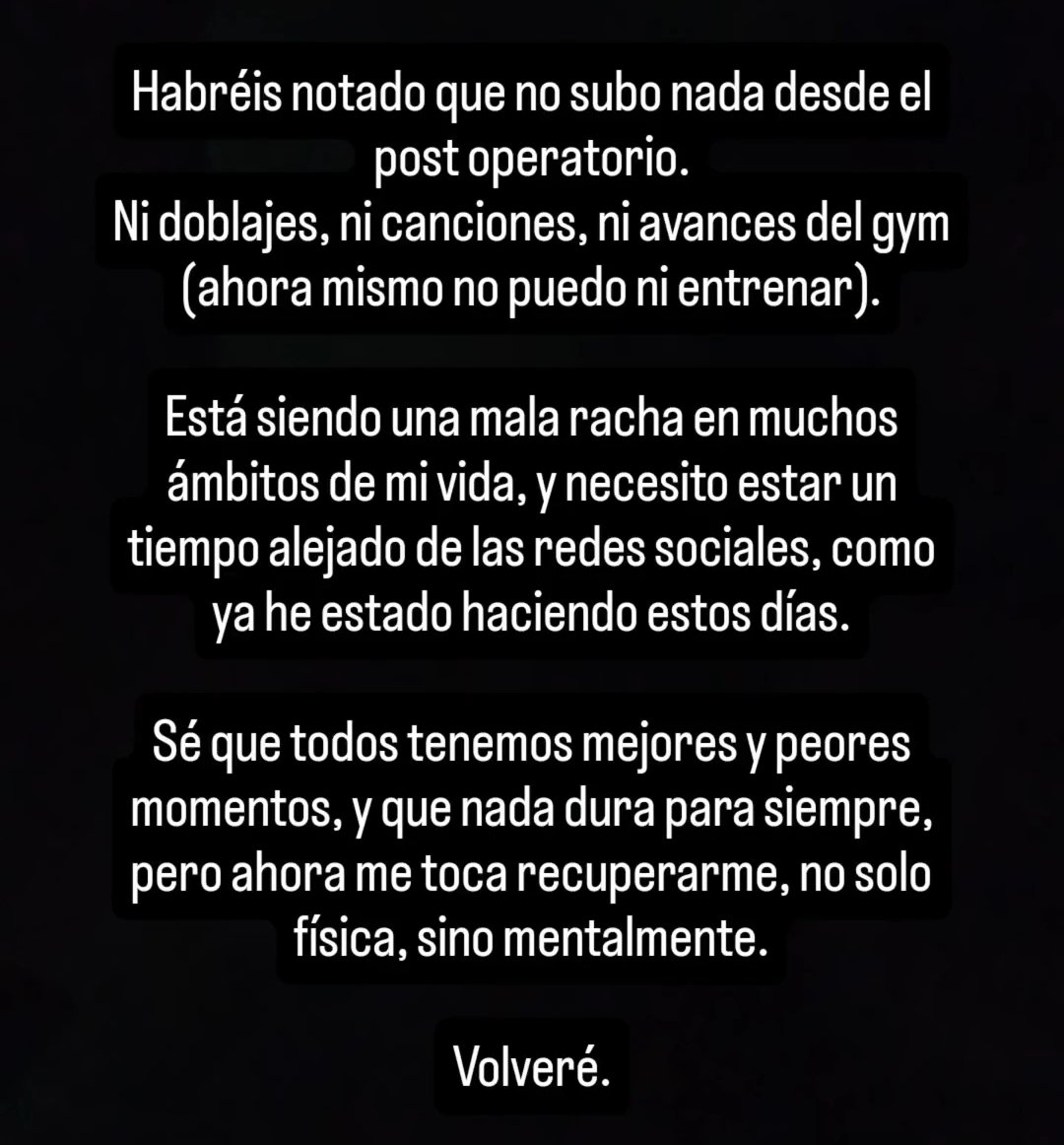 Dejo aquí lo que posteé en Instagram porque aplica igual. Hasta pronto.