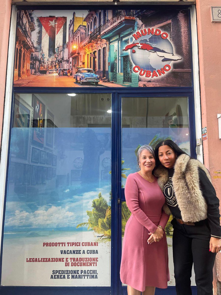 Ho incontrato Liriaudys Marti, una delle imprenditrici cubane di successo della nostra comunità in #Italia, che sta organizzando il prossimo concerto di Havana D’Primera a #Roma nel 2026. <a href="/Havana_DPrimera/">Havana D'Primera</a> #CubaEsCultura