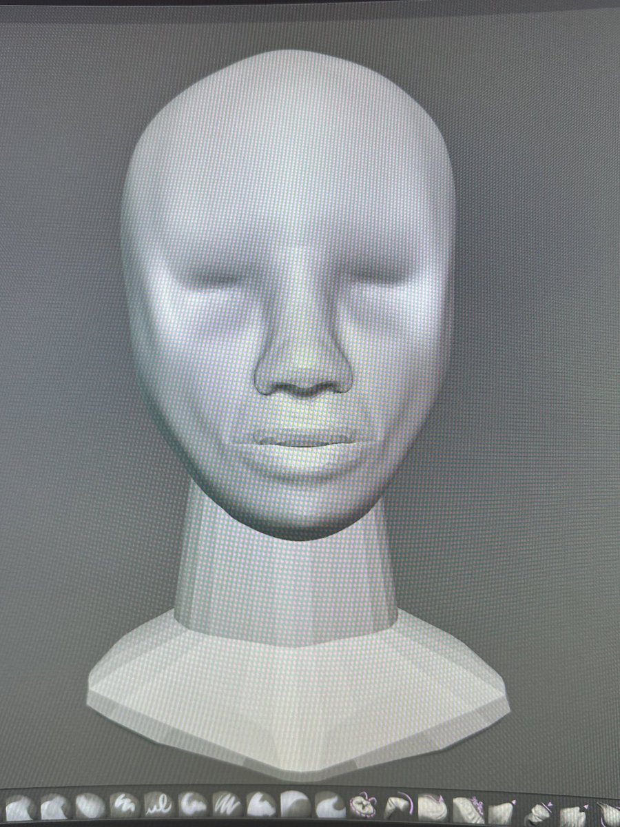 tsent356's tweet photo. #3danimations #blender #workinprocess two hours on this sculpture now it’s time for bed. But not bad for starting this program a few days ago. https://t.co/v2JEk7aaI4