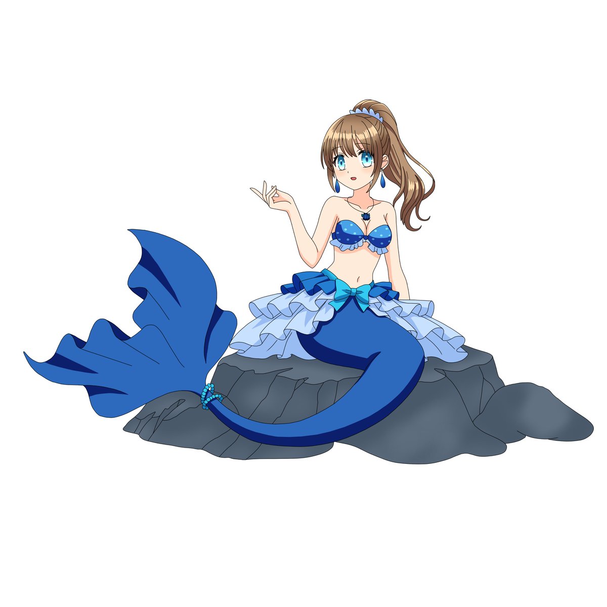 Vtuber白夏之りるけもちゃんのぴちぴちピッチオリジナルマーメイド