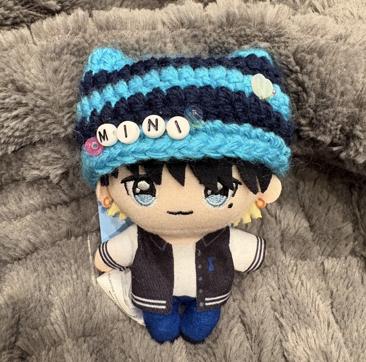 KhSahyuri's tweet photo. 娘がRTPの大夢くんイメージして頑張って編んでた☺︎
かわいい！！ https://t.co/TD6P9K0iRS