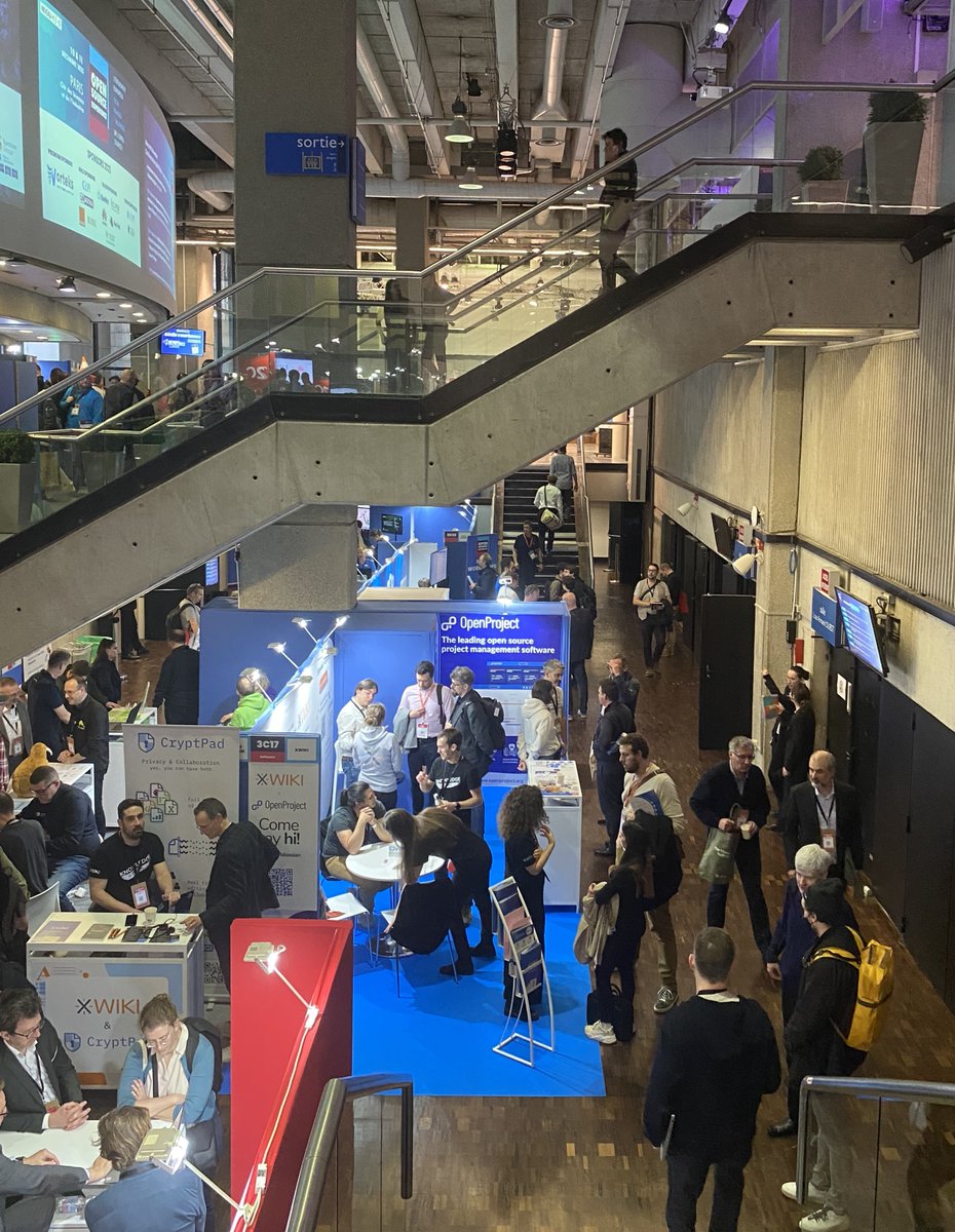 openproject's tweet photo. Great first day at #OSXP in Paris! 📷

Lots of interest in open and sovereign collaboration with #OpenProject and @xwiki.

We’re looking forward to Day 2 and continuing the conversations.

Come visit us at booth 3C17 today!

#OpenSourceExperience #OSXP2025 https://t.co/idhCM2vXjM