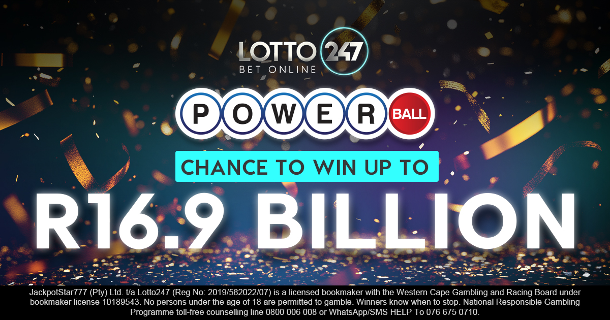 Lotto247_SA's tweet image. 𝗨𝗦 𝗣𝗼𝘄𝗲𝗿𝗯𝗮𝗹𝗹 𝘀𝗶𝘁𝘀 𝗮𝘁 𝗥𝟭𝟲.𝟵 𝗕𝗜𝗟𝗟𝗜𝗢𝗡.

A jackpot this size is worth your entry.
Bet with Lotto247 for your chance to win. 💸
#CashOverChaos #PowerballVibes #JackpotWatch #LocalLogic

𝗕𝗘𝗧 𝗡𝗢𝗪: bit.ly/L247_PB