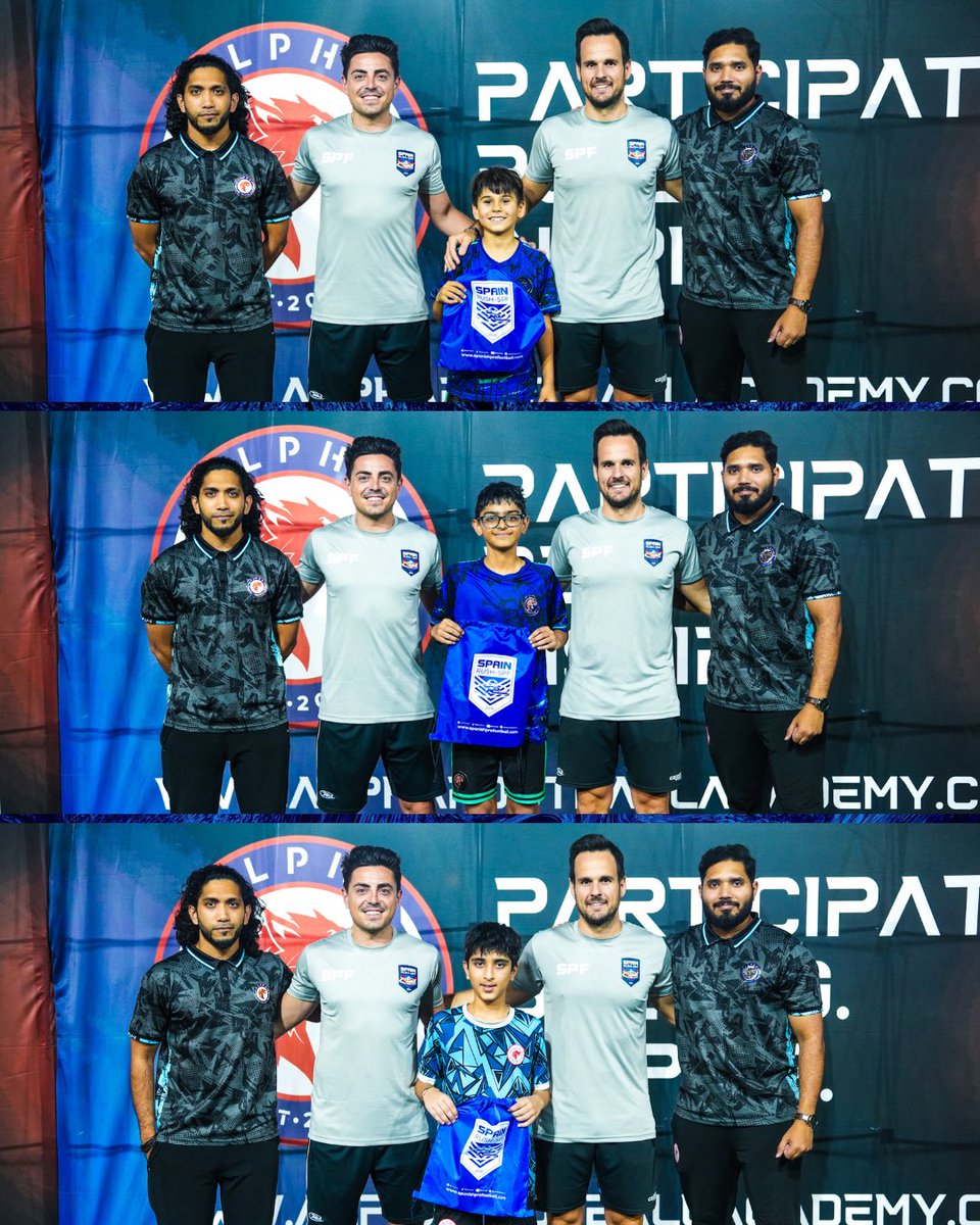 Congratulations to Mohammad Zayed, Hridik Karwani, and Jakub Andrasko for being invited to the one-week advanced trial in Spain by Spain Rush-SPF. 🇪🇸⚽

A proud moment for all three players and their families. ❤💙

#AlphaFootballAcademy #SpainRushSPF #PathwayToSpain 🐺⚽🇴🇲🇪🇸